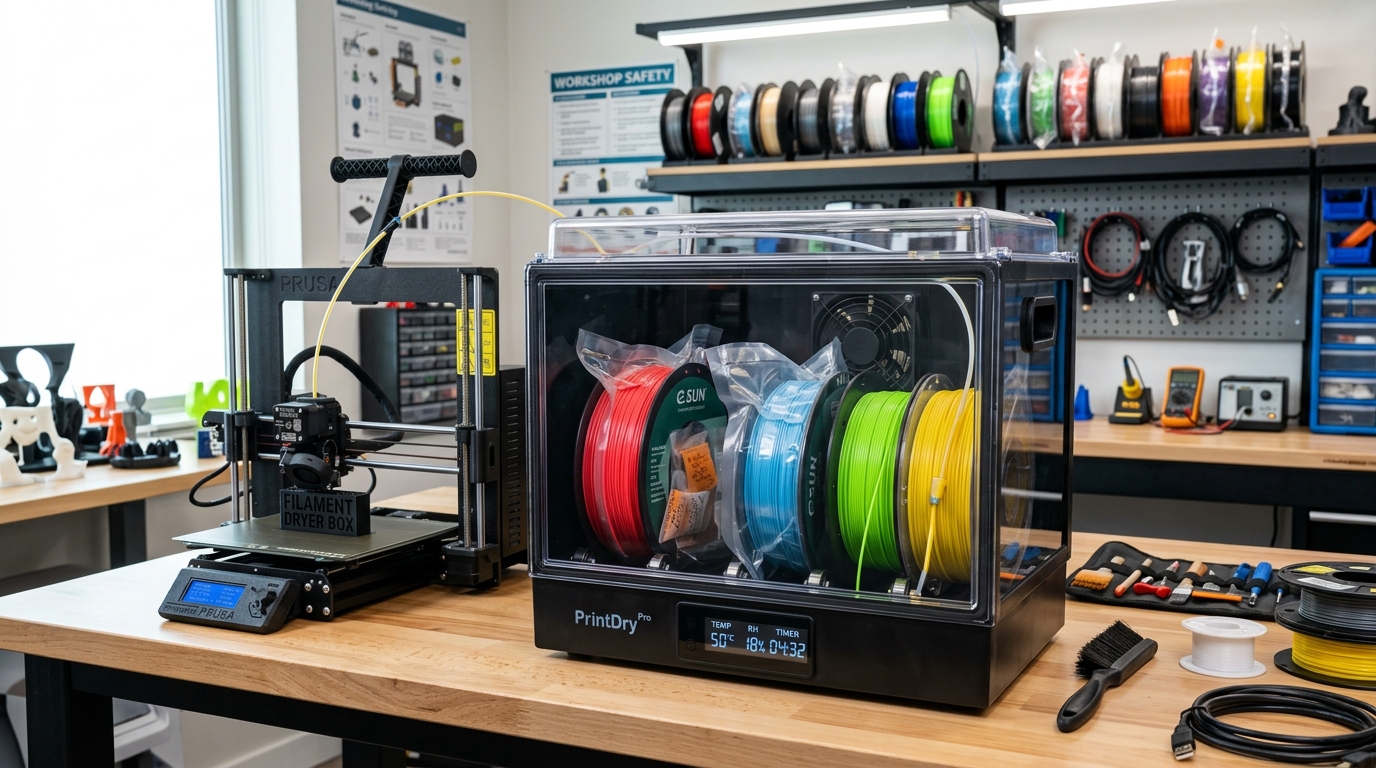 How to Properly Store & Dry Your 3D Printing Filaments